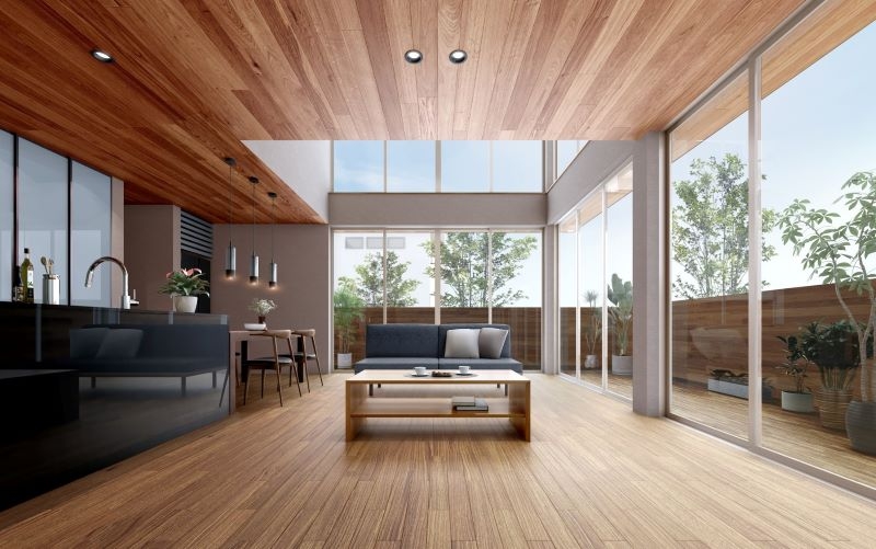 剛木造で実現する仕切りの無い大空間、大開口のイメージ2