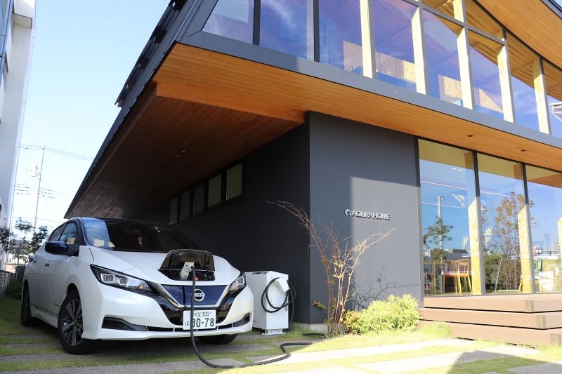 EVから電力供給可能な災害時支援施設