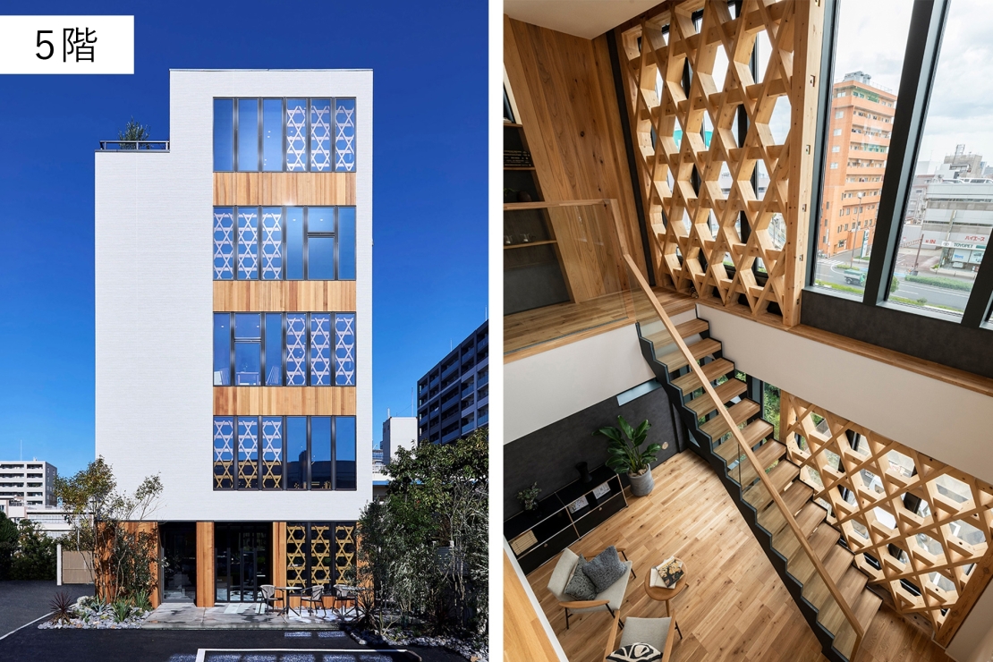 アキュラホーム 川崎モデル 純木造５階建てビル