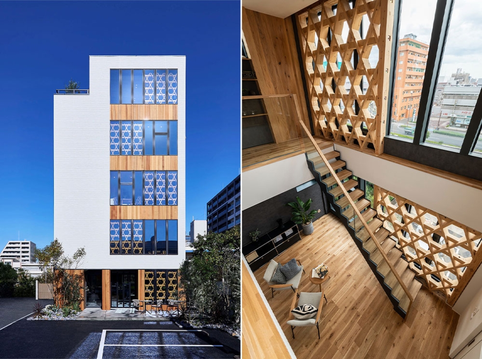 木のみ構法一例