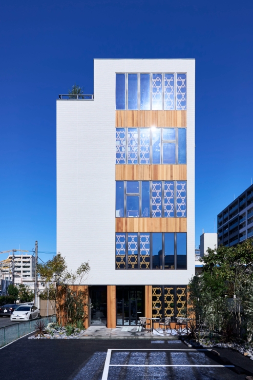 純木造5階建てビル 川崎展示場